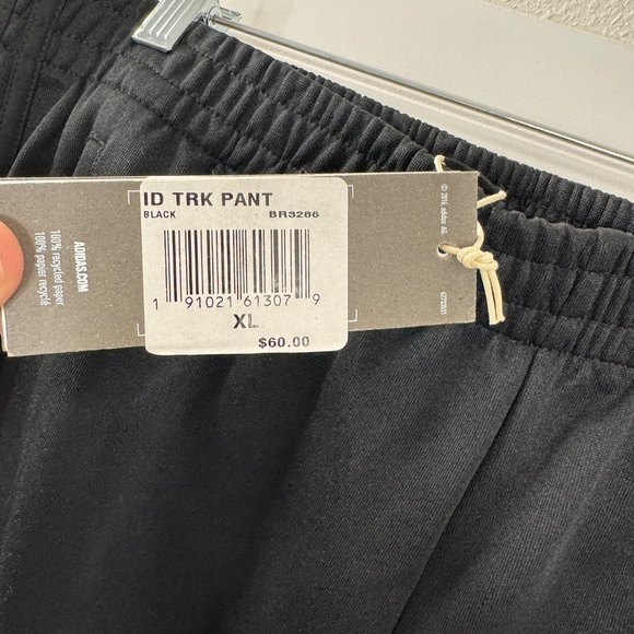 NEW Adidas Track Pants Black Breakaway Snaps - Picture 3 of 7